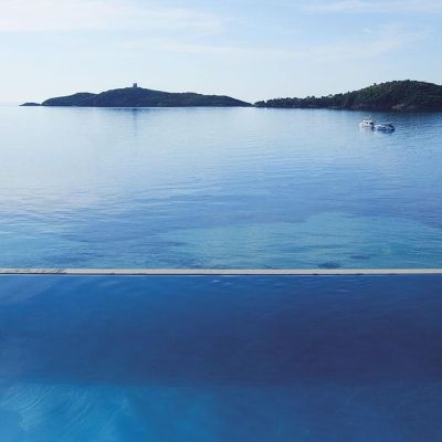 Piscine sur le toit-plage Porto-Vecchio Sud Corse